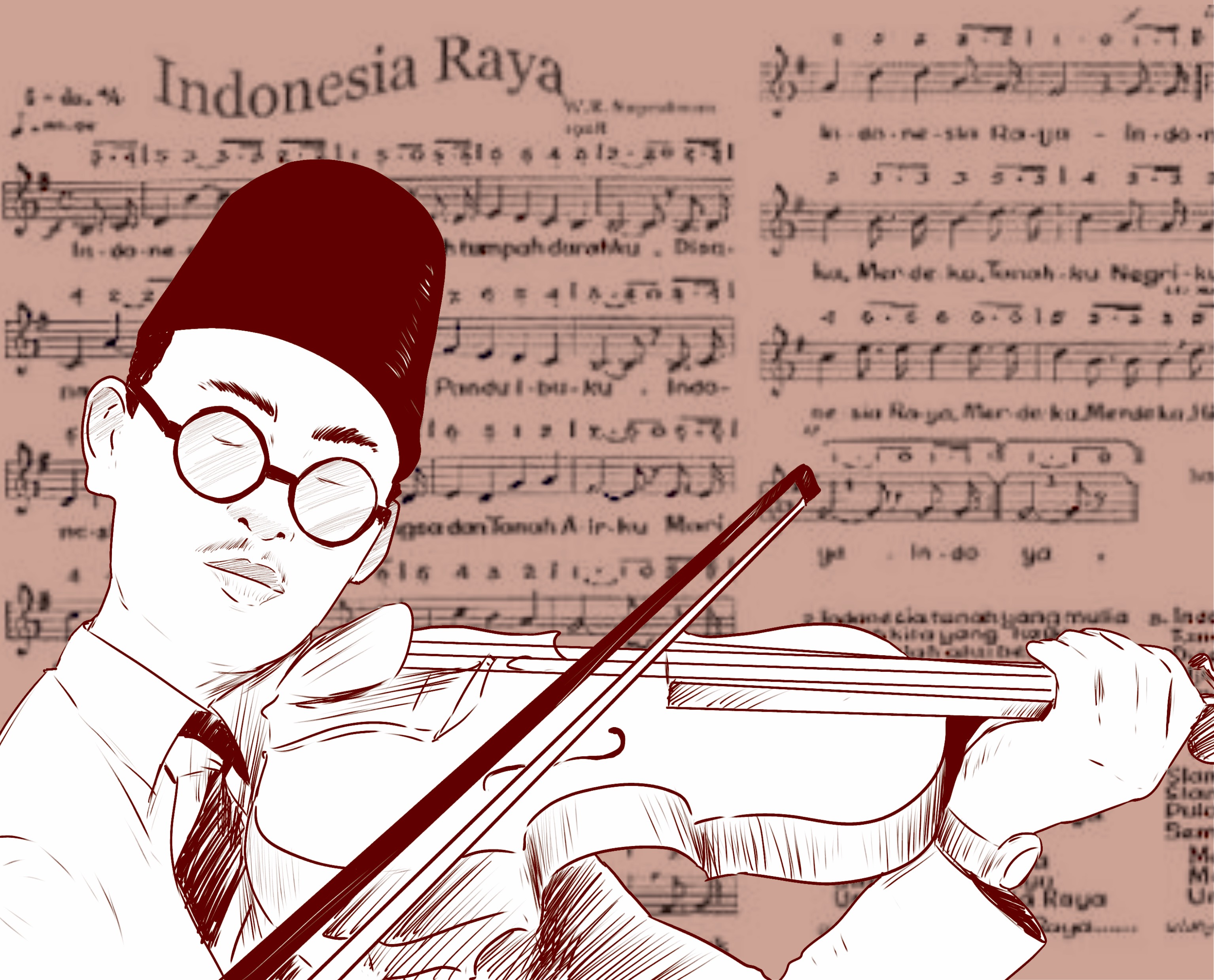 Lagu Indonesia Raya 3 Stanza